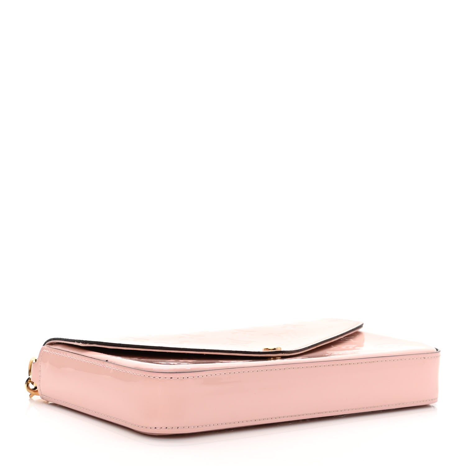 Louis Vuitton Vernis Felicie Chain Wallet Rose Ballerine 5 of 11