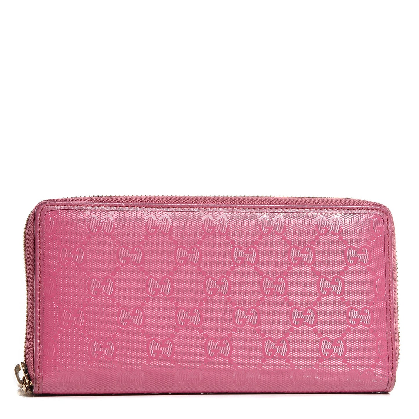 Imprime Monogram GG Pierce Zip Around Wallet Vintage Rose