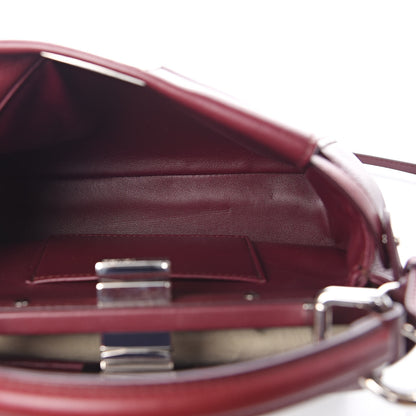 Fendi Nappa Mini Peekaboo Iconic Satchel Bordeaux 5 of 15