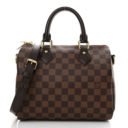 Louis Vuitton Damier Ebene Speedy Bandouliere 25 1 of 12