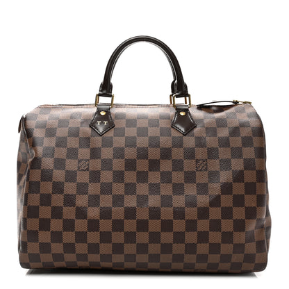 Louis Vuitton Damier Ebene Speedy 35 1 of 10