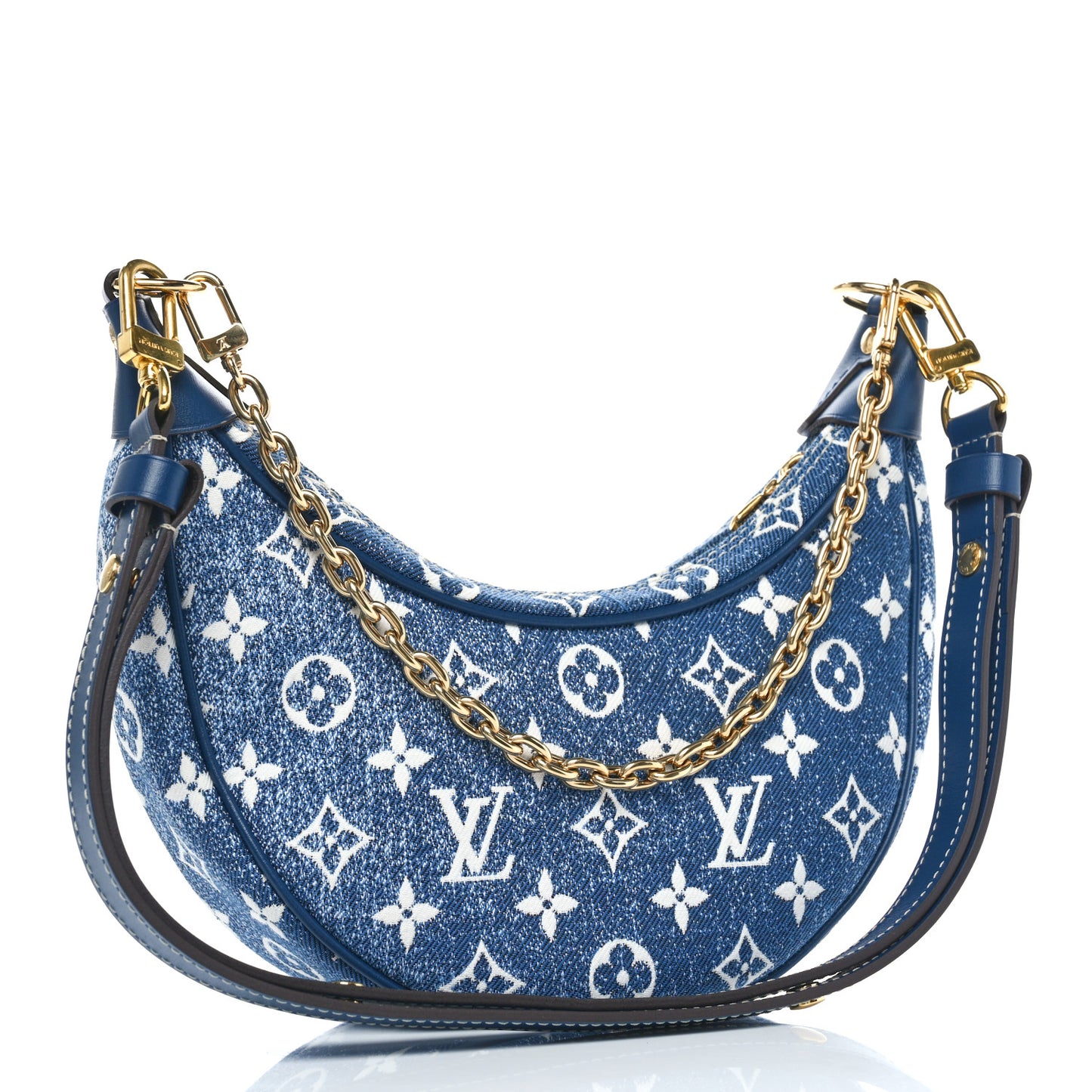 Monogram Jacquard Denim Loop Bleu