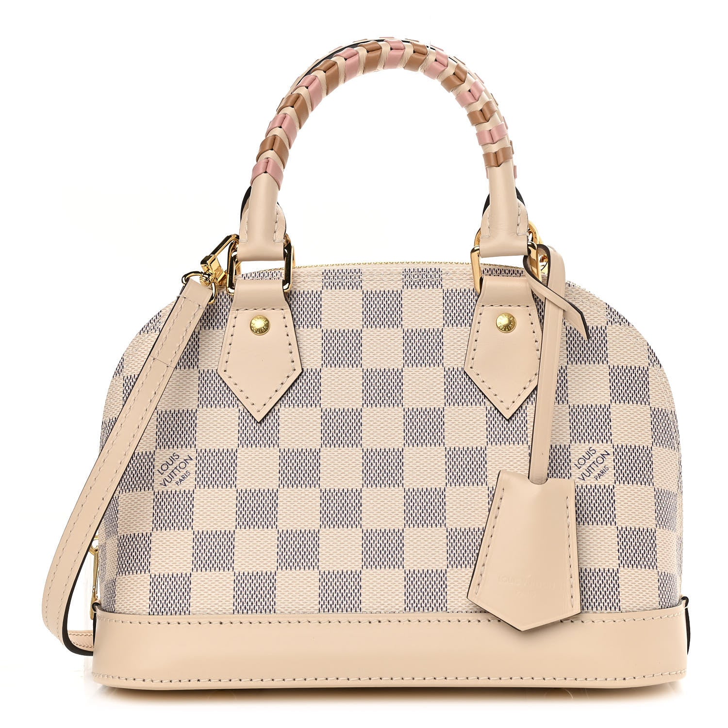 Louis Vuitton Damier Azur Braided Alma BB 1 of 10