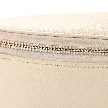 Saint Laurent Grain De Poudre Monogram Belt Bag Blanc Vintage 11 of 12