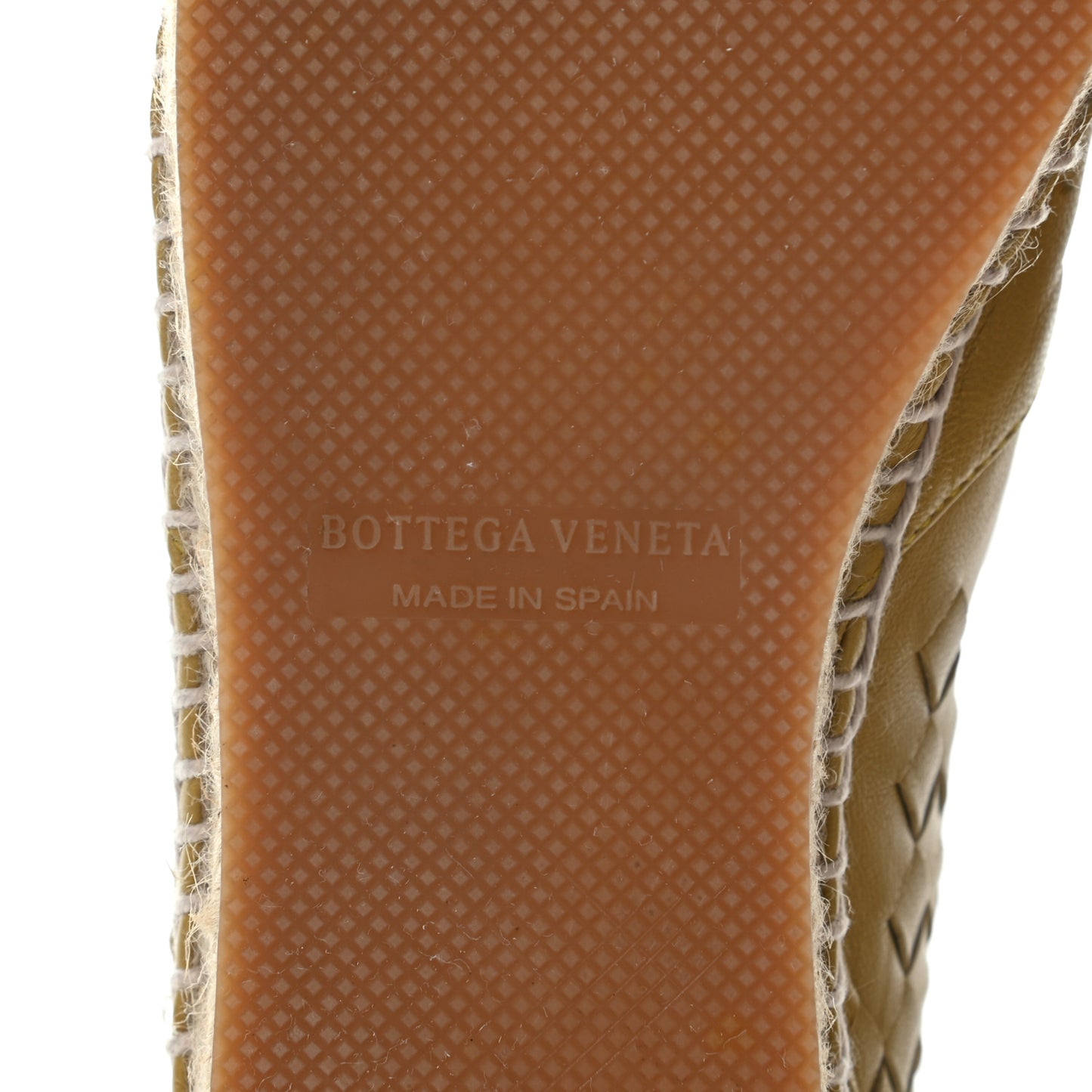 Nappa Intrecciato Slip On Espadrille 37 Yellow