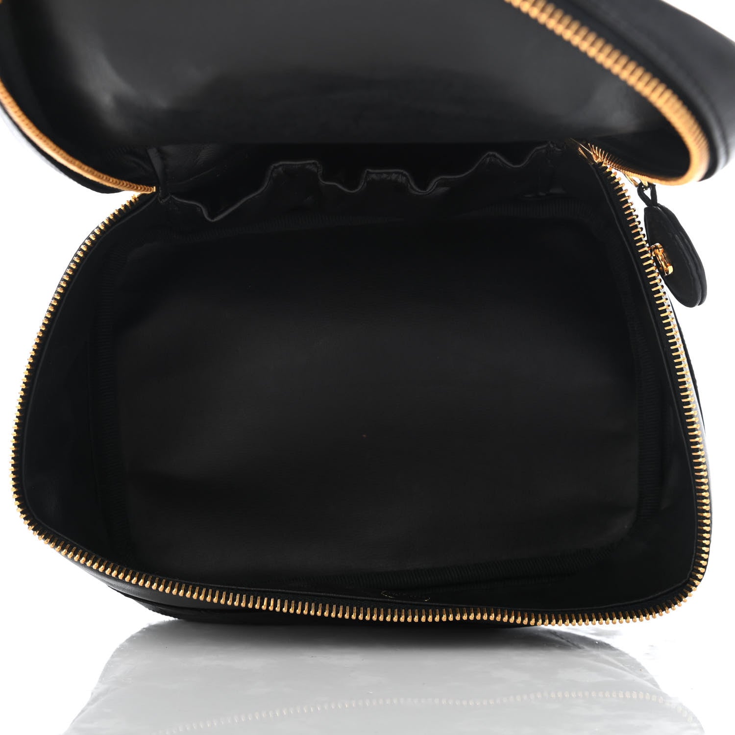 Chanel Calfskin Vanity Cosmetic Bag Black 5 of 11