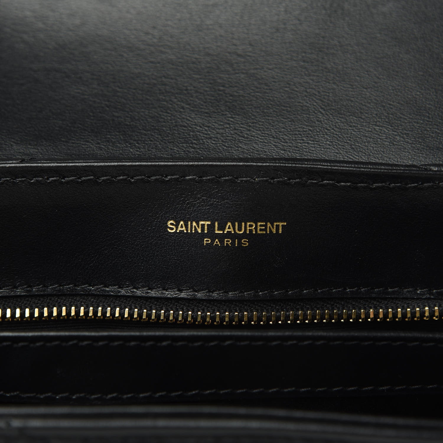 Saint Laurent Calfskin Y Quilted Monogram Toy Loulou Crossbody Bag Black 8 of 9