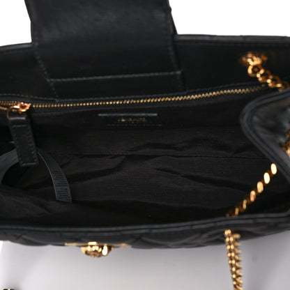 Versace Nappa Quilted Medusa Chain Shoulder Bag Black 5 of 11