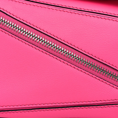 Loewe Calfskin Mini Puzzle Bumbag Neon Pink 9 of 12