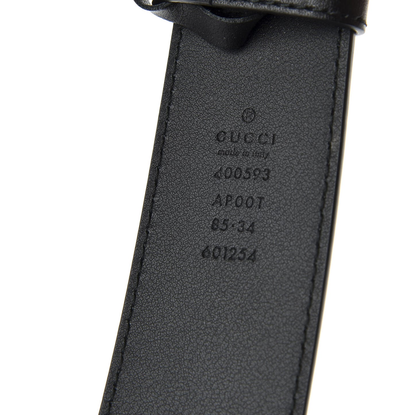 Calfskin Double G 40mm Belt 85 34 Black