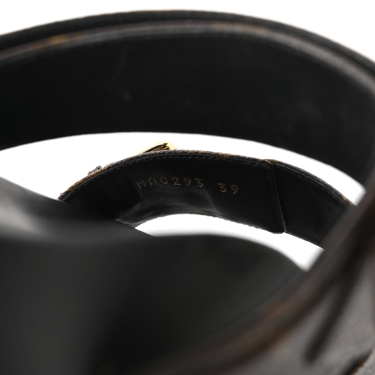 Monogram Bom Dia Mule Sandals 39 Black