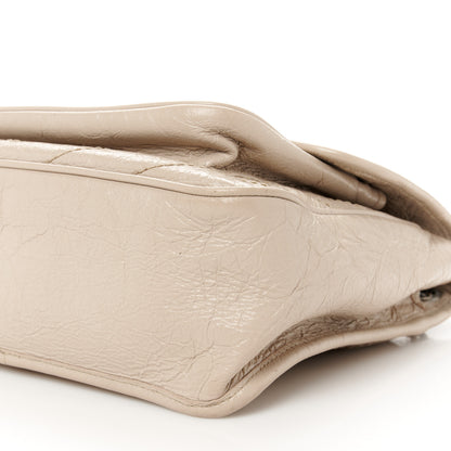 Saint Laurent Crinkled Calfskin Matelasse Monogram Medium Niki Chain Satchel Light Taupe 11 of 11