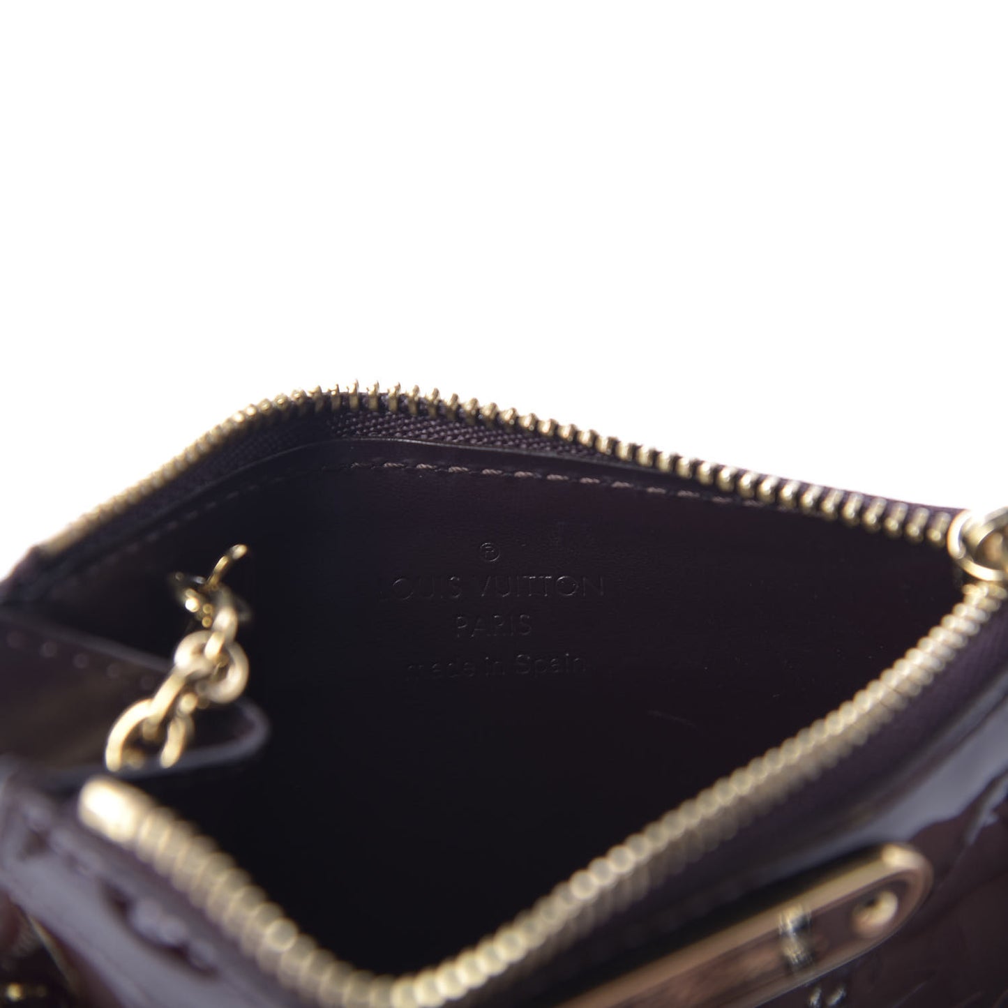 Vernis Key Pouch Amarante