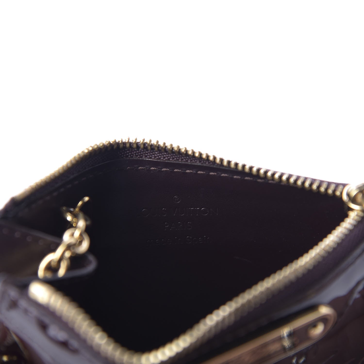 Louis Vuitton Vernis Key Pouch Amarante 6 of 7