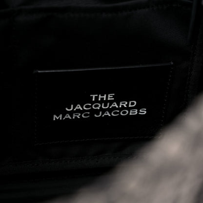 Marc Jacobs Cotton Jacquard Monogram Medium The Traveler Tote Bag Beige Multicolor 6 of 8