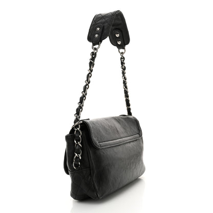 Chanel Glazed Caviar Small Pocket In The City Shoulder Bag Black 3 of 16