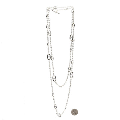 Hermes Sterling Silver Farandole Necklace 120 3 of 6