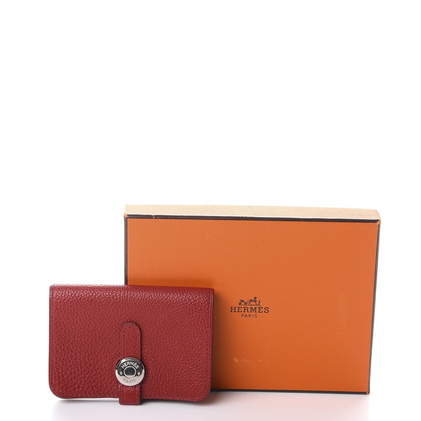 Togo Dogon Card Case Rouge Garance
