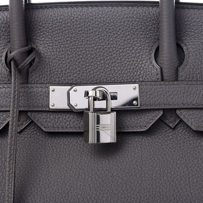 Hermes Togo Birkin 30 Etain 5 of 8