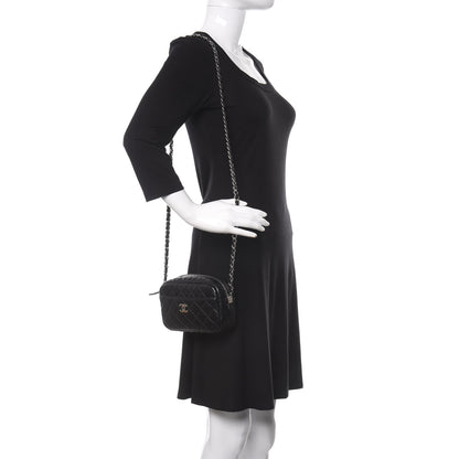 Chanel Lambskin Quilted Small Timeless Camera Case Black 2 of 10