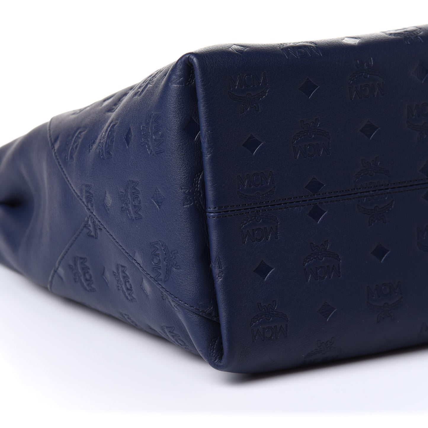 Calfskin Ottomar Monogram Large Klara Hobo Navy Blue