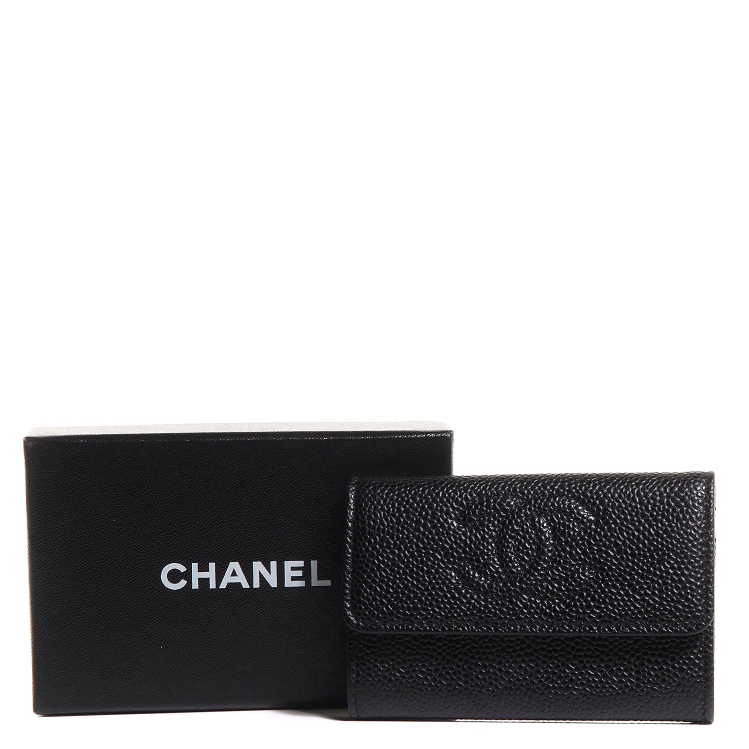 Chanel Caviar Timeless CC Flap Card Holder Black 9 of 9