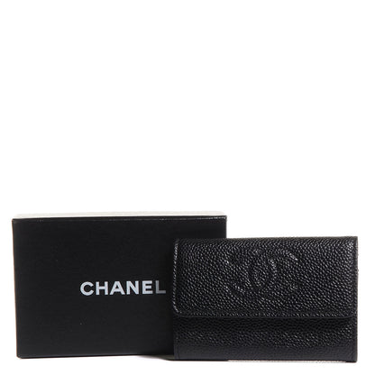Chanel Caviar Timeless CC Flap Card Holder Black 9 of 9