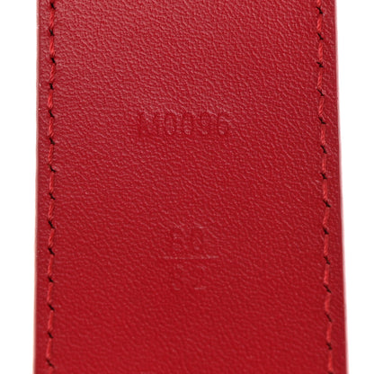 Louis Vuitton Calfskin 35mm LV New Wave Belt 80/32 Red 6 of 10