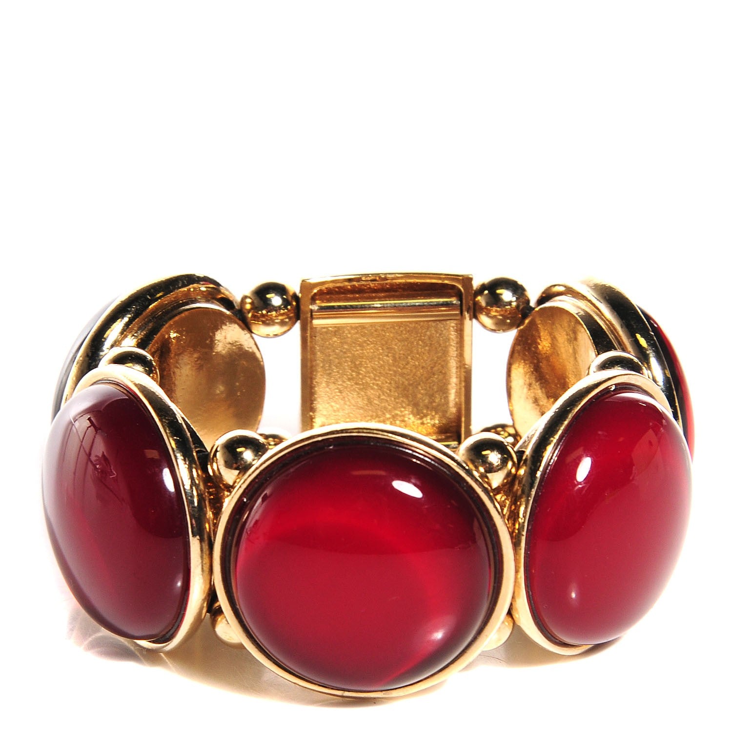 Louis Vuitton Lacquer Cuff Rouge Fauviste 1 of 4