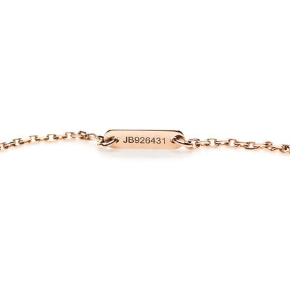 Van Cleef & Arpels 18K Rose Gold Carnelian Sweet Alhambra Heart Pendant Necklace 5 of 6