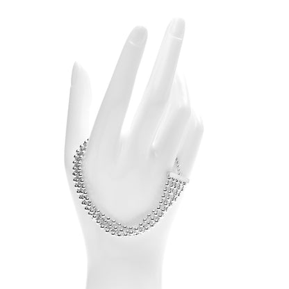 Gucci Sterling Silver Multi-Strand Ball Chain Bracelet 2 of 4
