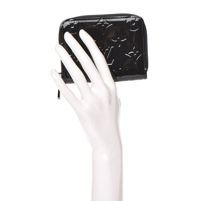 Louis Vuitton Vernis Zippy Coin Purse Wallet Noir Magnetique 2 of 7