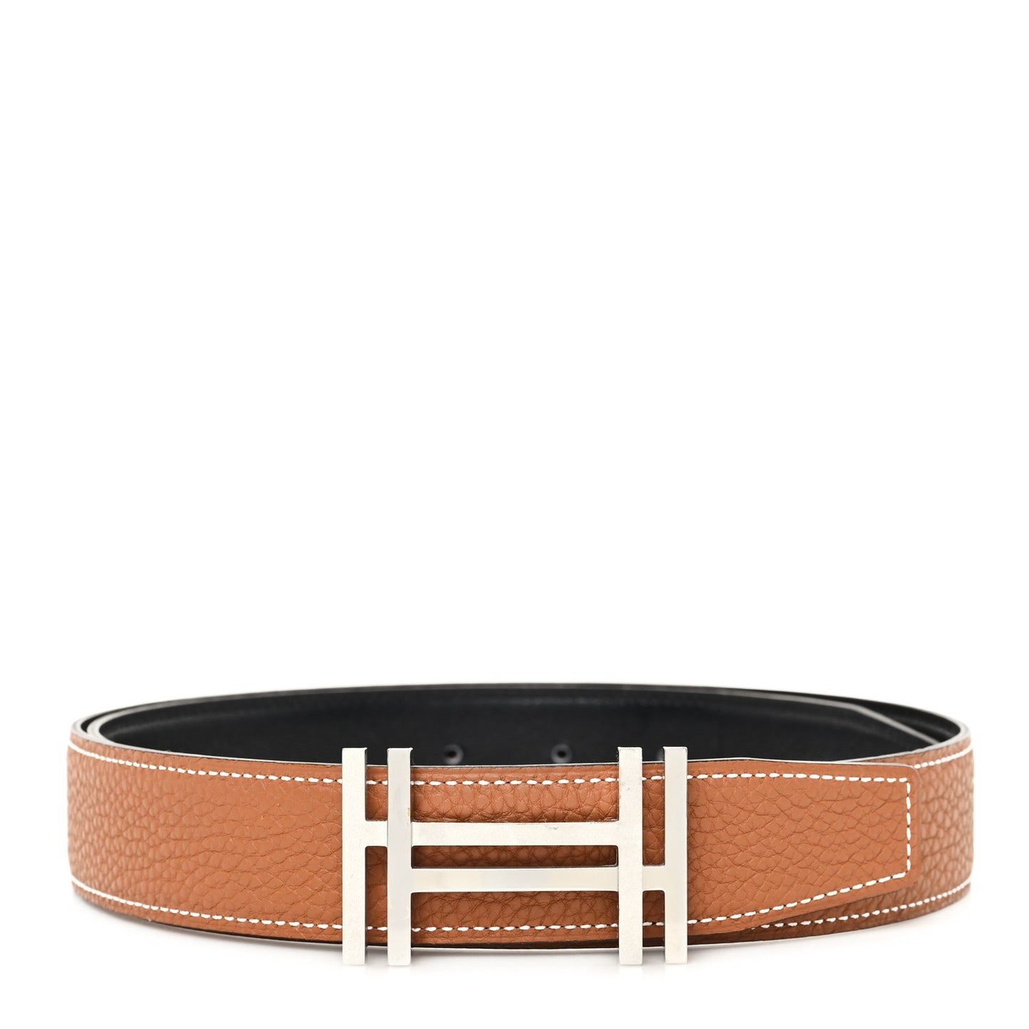 Box Togo 32mm Au Carre H Belt 85 Black Gold