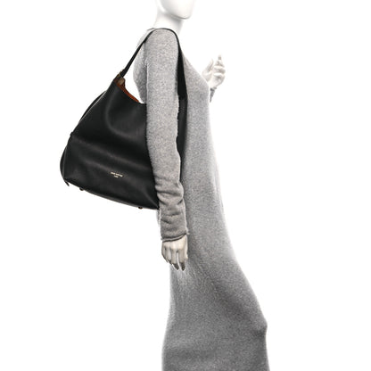 Louis Vuitton Grained Calfskin Low Key Hobo MM Black 2 of 9