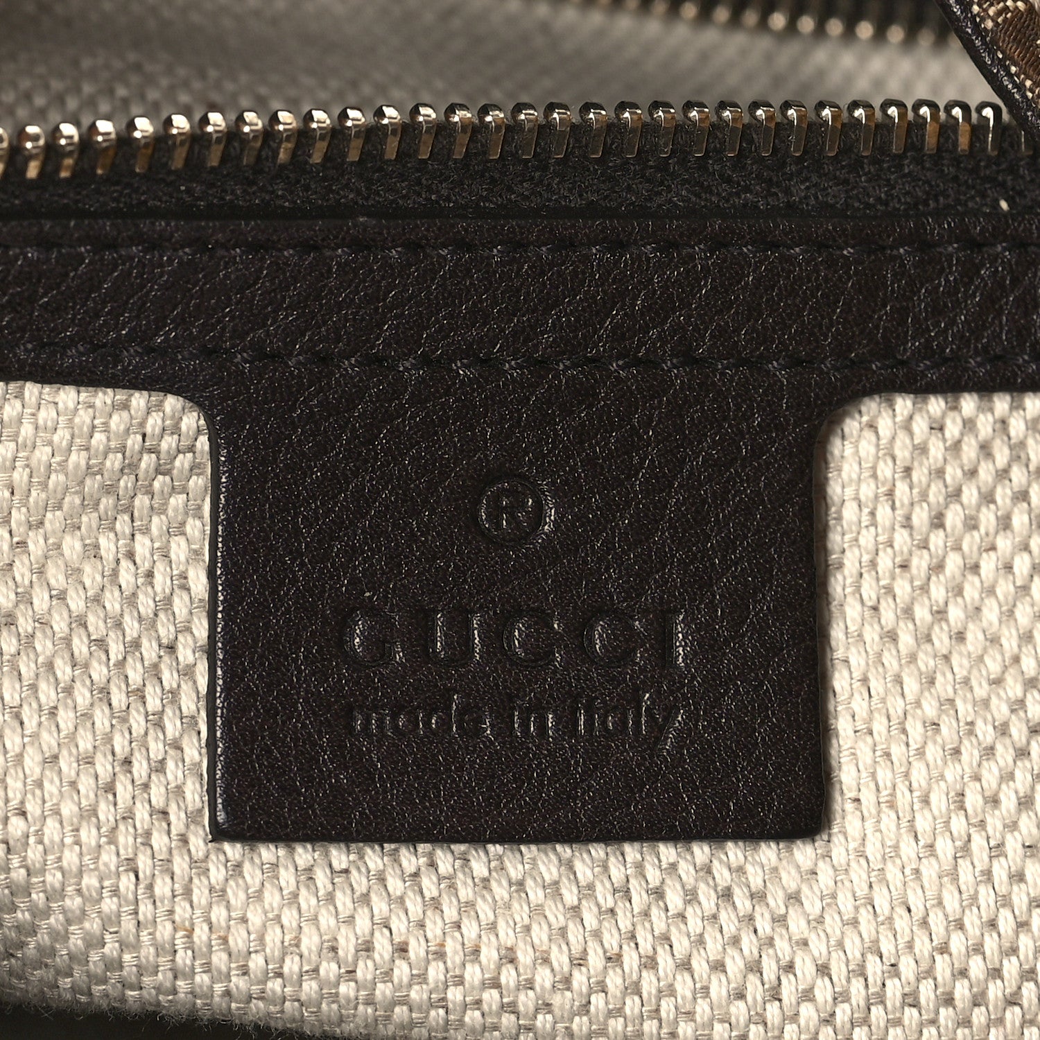 Gucci Monogram Web Medium Dressage Hobo Dark Brown 6 of 9
