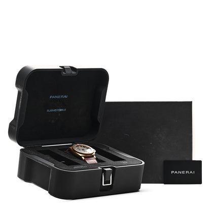 Panerai Bronze Calfskin 47mm Luminor Submersible Automatic Watch Brown PAM00968 5 of 5