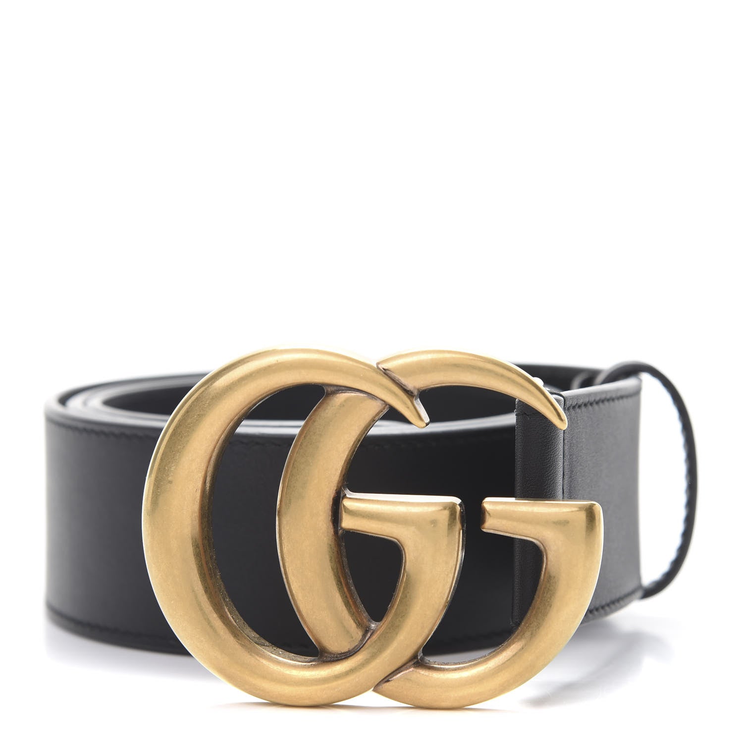 Gucci Calfskin Double G 40mm Belt 85 34 Black 1 of 6