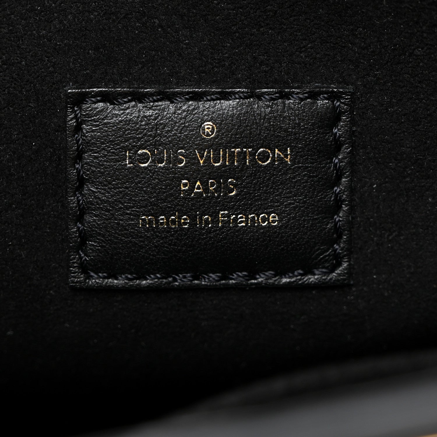 Louis Vuitton Calfskin Monogram On My Side PM Black 6 of 9