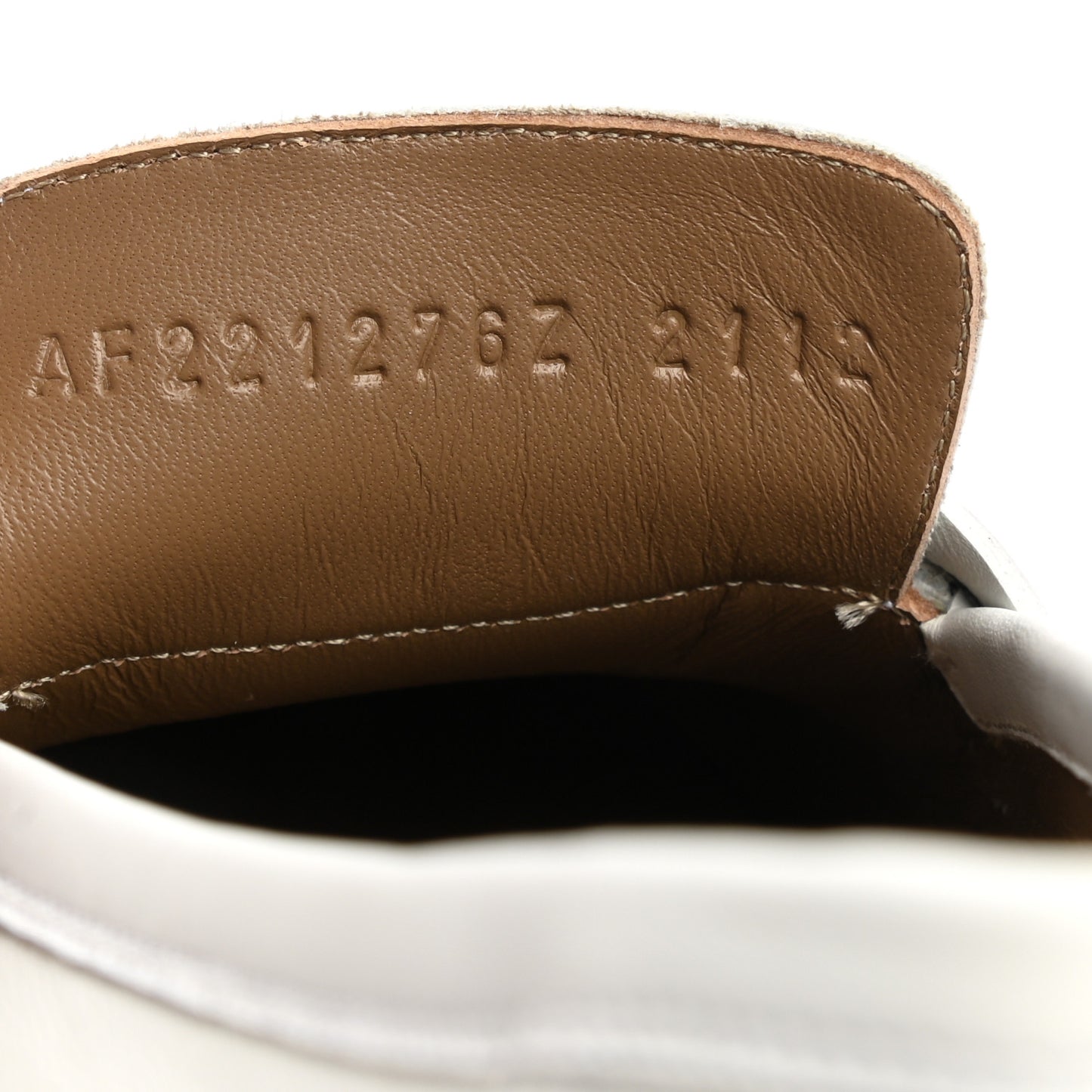 Calfskin Womens Royal Loafers 37 White