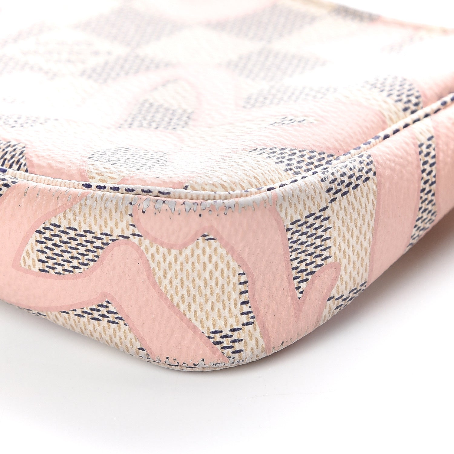Louis Vuitton Damier Azur Tahitienne Mini Pochette Accessories 9 of 11