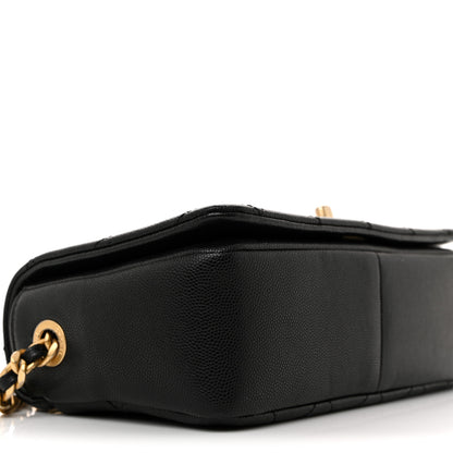 Chanel Caviar Quilted Small Fashion Therapy Flap Bag Black 9 of 11