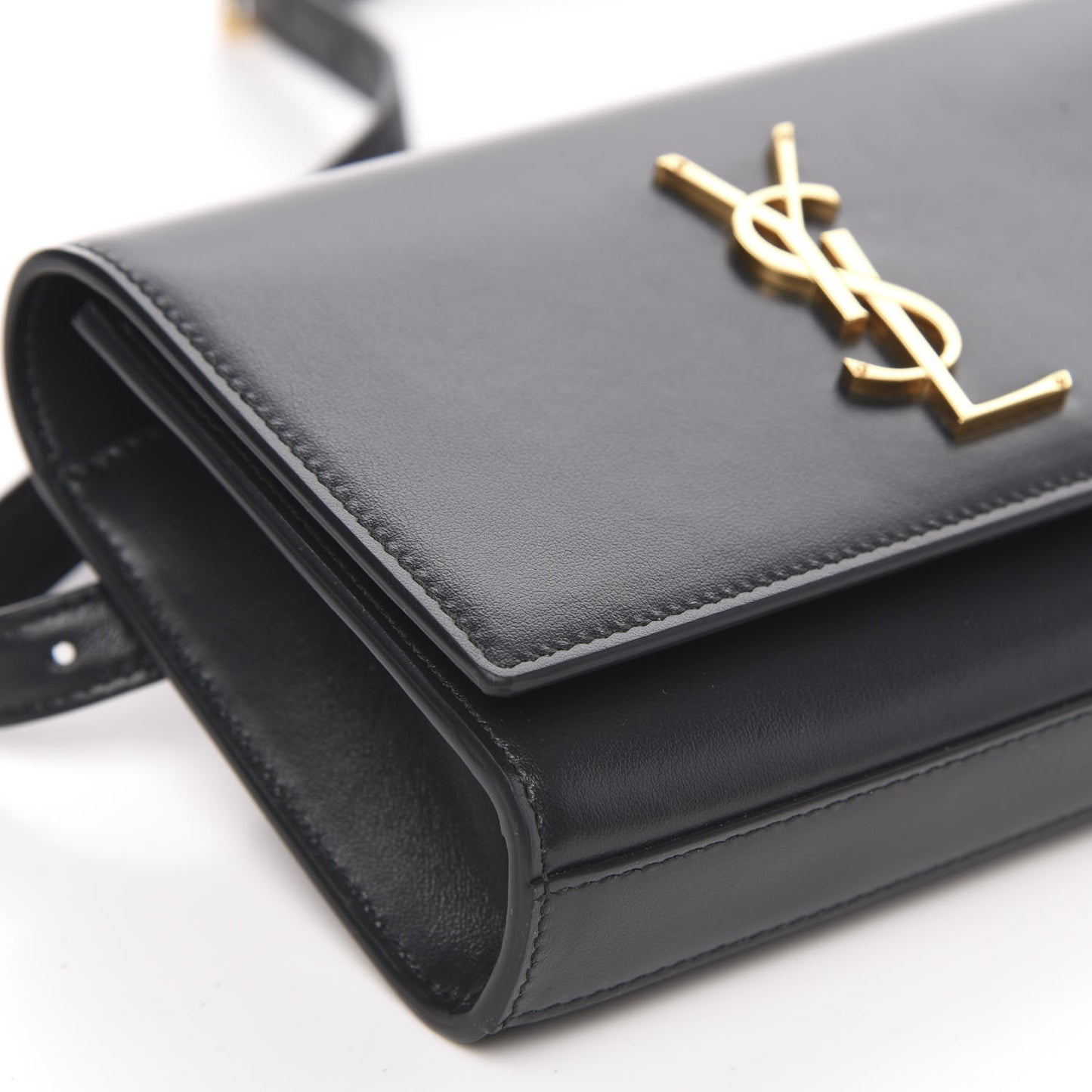 Smooth Calfskin Monogram Kate Belt Bag Dark Leaf