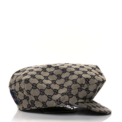 Gucci Monogram Flat Cap S Navy 4 of 9