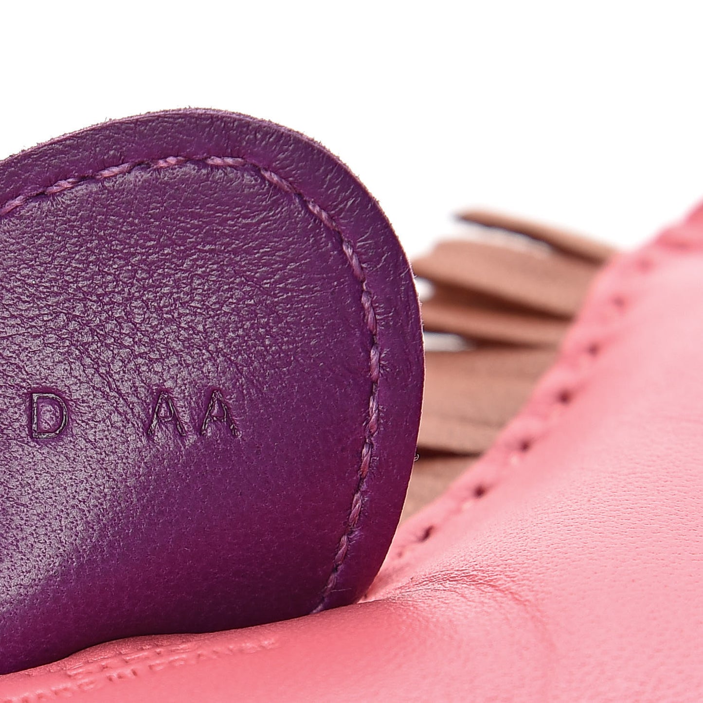 Milo Lambskin Grigri Rodeo Bag Charm MM Rose Azalee Violet Pain D'Epice
