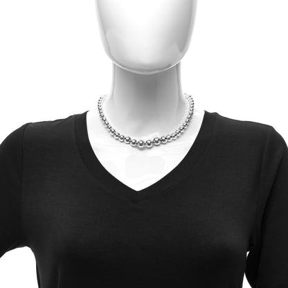 Tiffany Sterling Silver HardWear Graduated Ball Necklace 2 of 4