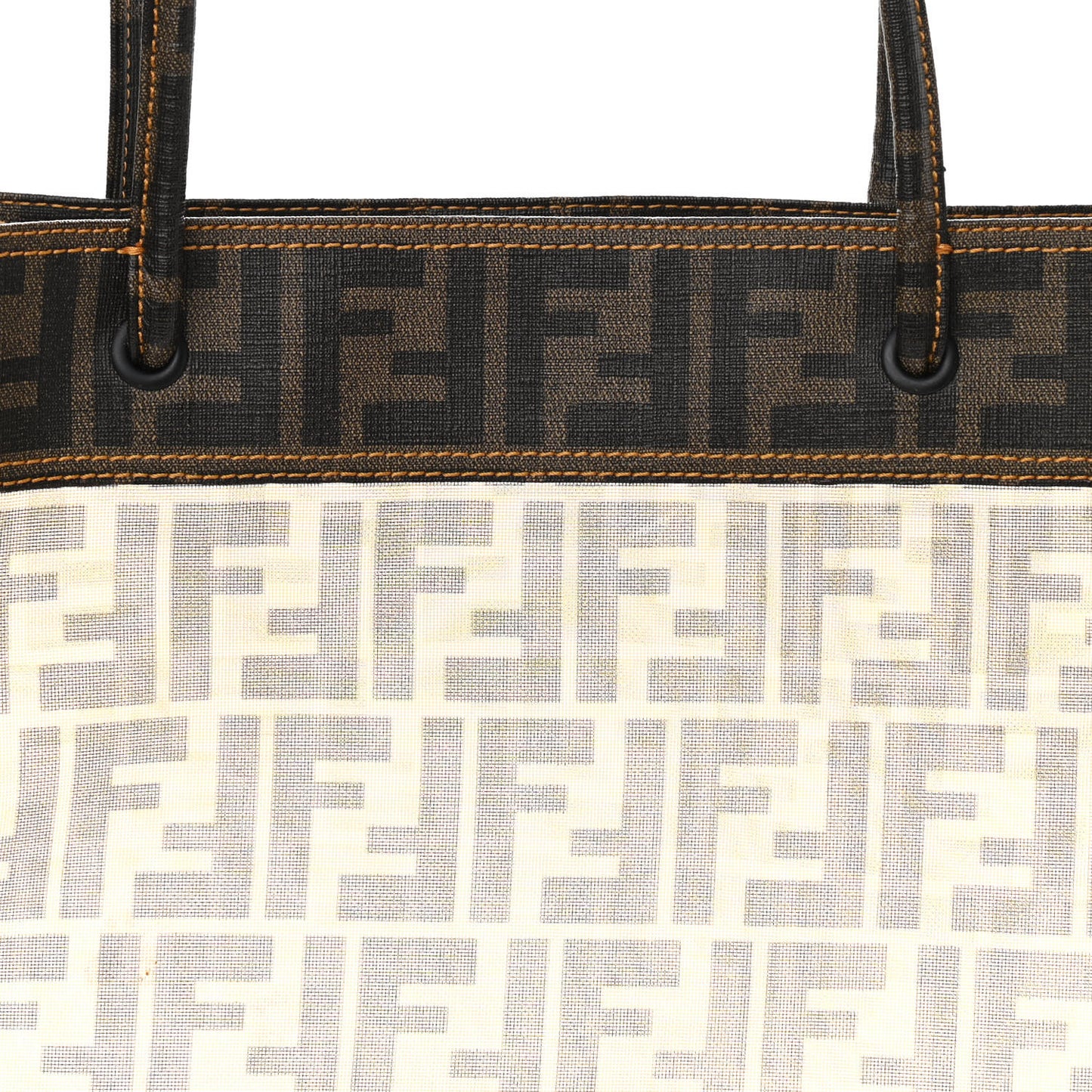 Mesh Glazed Fabric FF 1974 Tote Tobacco