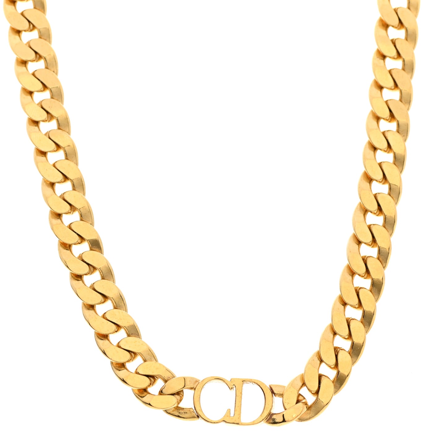 Metal Danseuse Etoile Chain Choker Necklace Gold