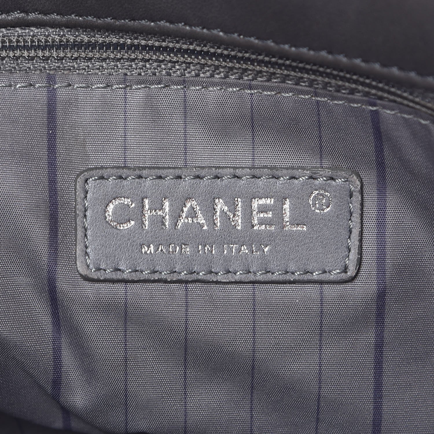 Chanel Lambskin Studded CC East West Flap Grey 6 of 14