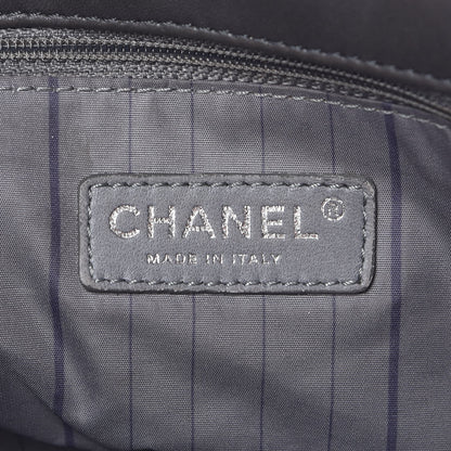 Chanel Lambskin Studded CC East West Flap Grey 6 of 14
