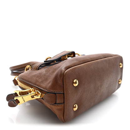 Miu Miu Nappa Aviator Small Aventure Bag Rovere 4 of 9